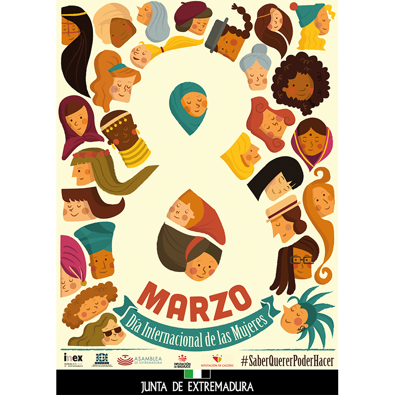 Cartel 8 de marzo. Día Internacional de la Mujer OndaCampus